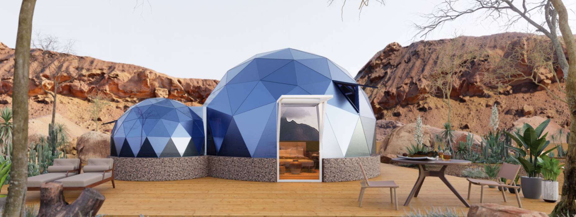 云梦县球形智能光伏玻璃星空房